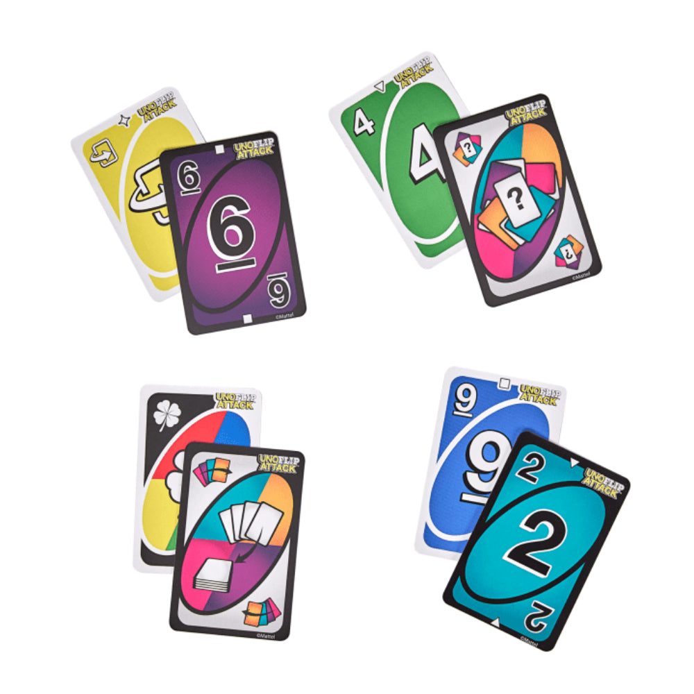 Juego de cartas Uno Flip Attack