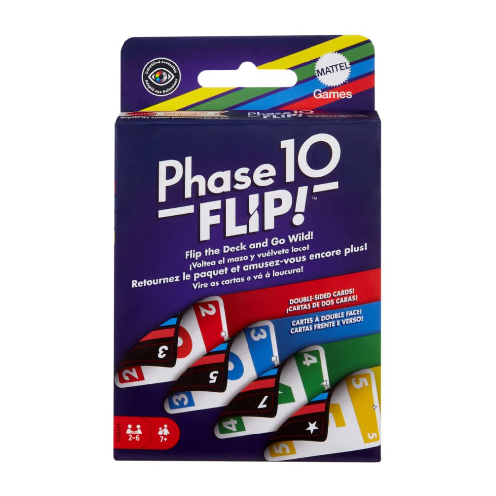 Jeu Duo Adulte Mattel UNO FLIP, Jeu De Cartes Familial, Avec 112 Cartes, Fait Un Excellent