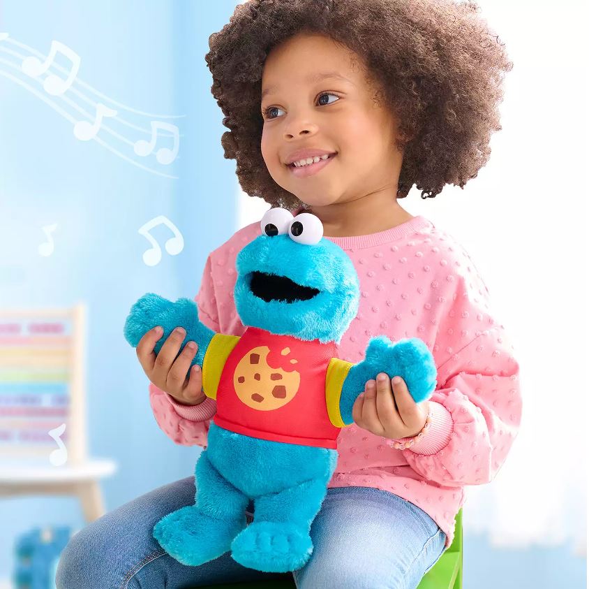 Peluche del monstruo de las galletas Just Play Sesame Street Sing Along