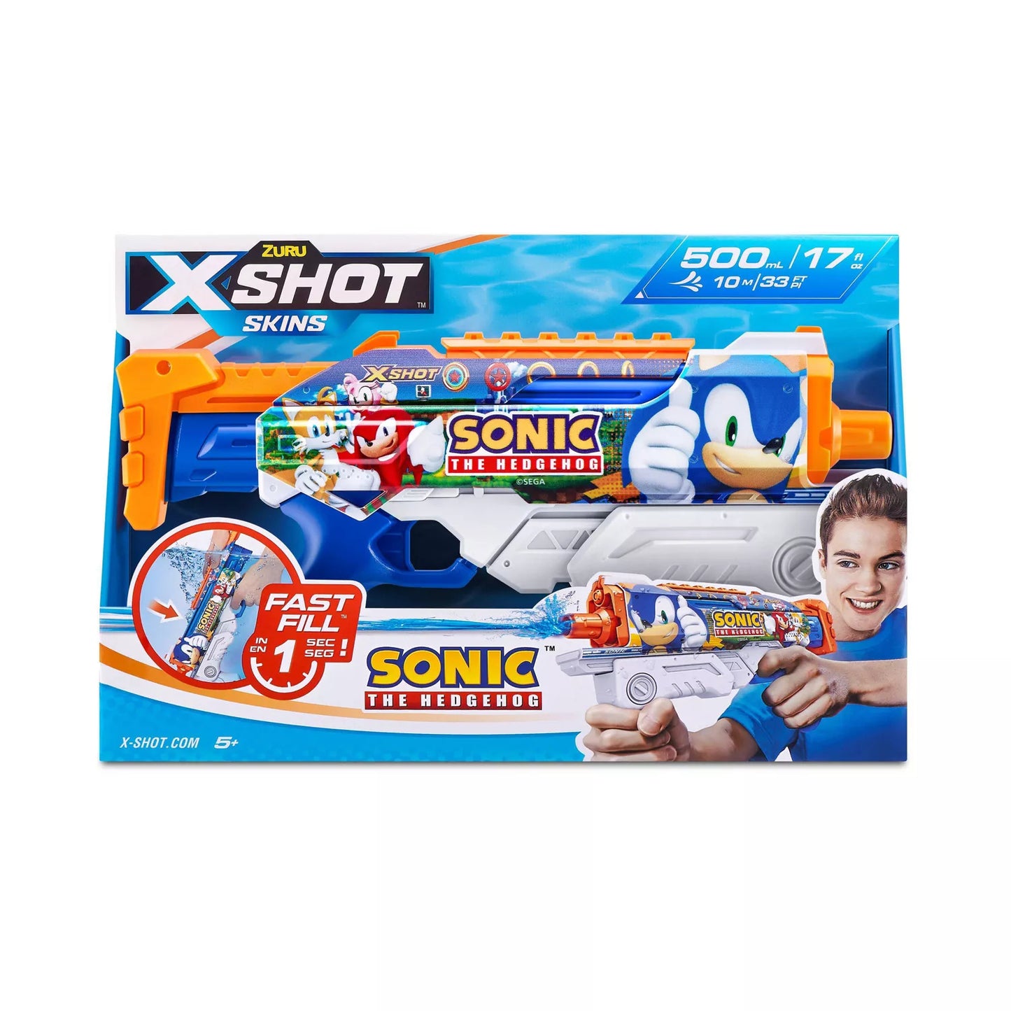 X-Shot Water-Fast-Fill Skins-Hyperload Sonic