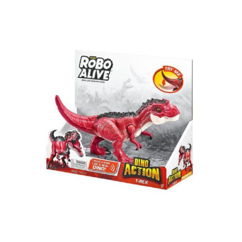 Robo Alive Dino Action Series 1 T-Rex Robotic Dinosaur Toy - Red