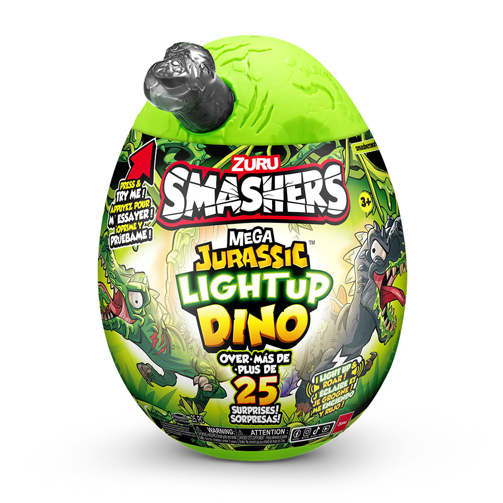 Zuru Smashers Mega Jurassic Light-Up Surprise Egg