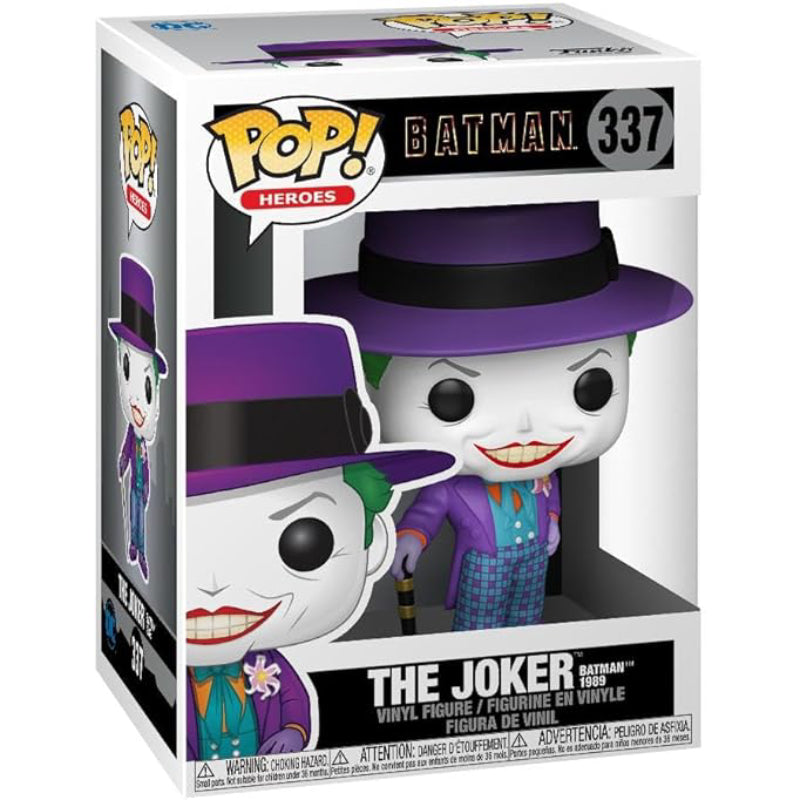 Funko Pop! DC Heroes Batman 1989 Joker Figure with Hat and Cane - Assortment