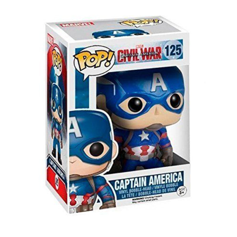 Figura Funko Bitty Pop! Capitán América de Marvel Civil War