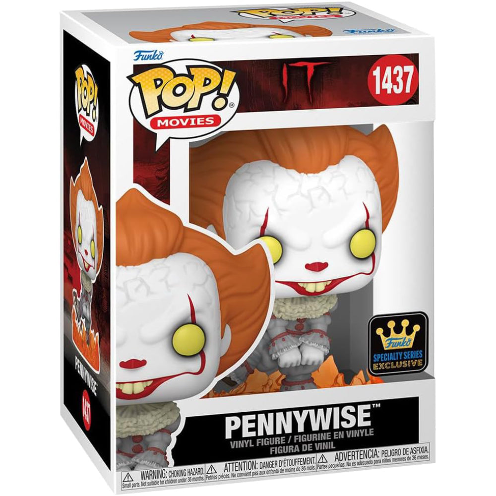 Figura exclusiva de Pennywise bailando de la serie Specialty Pop! de Funko