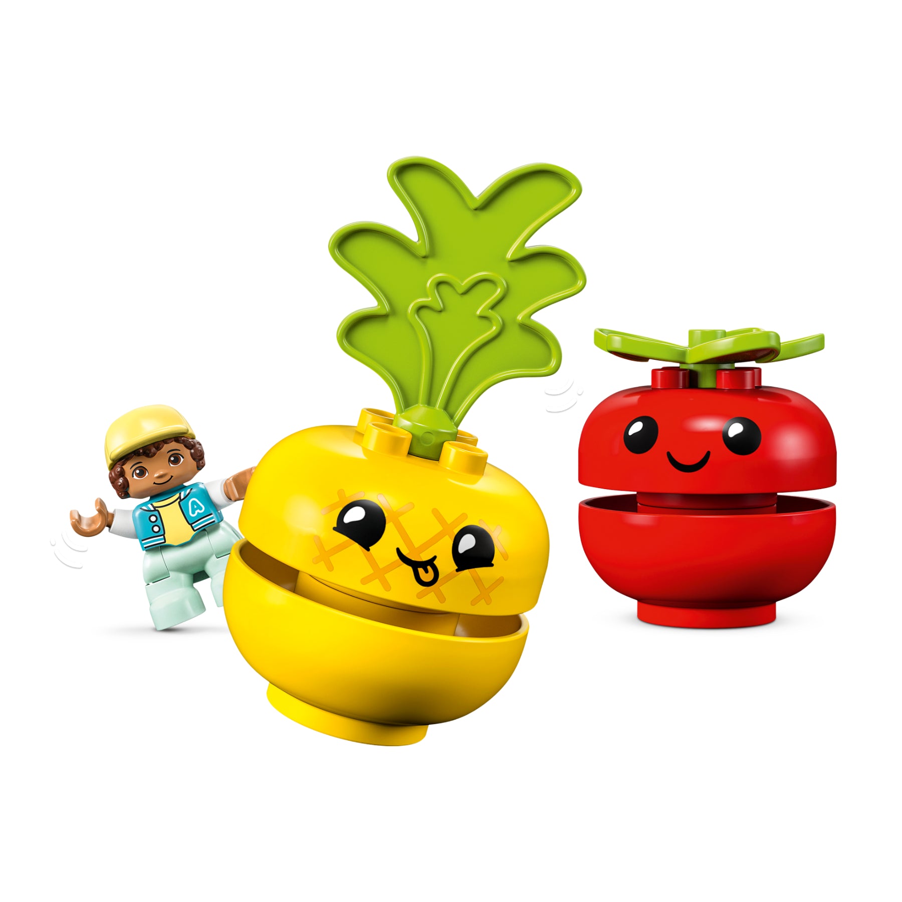 LEGO DUPLO Fruit and Vegetable Tractor Building Toy Set (19-Pieces