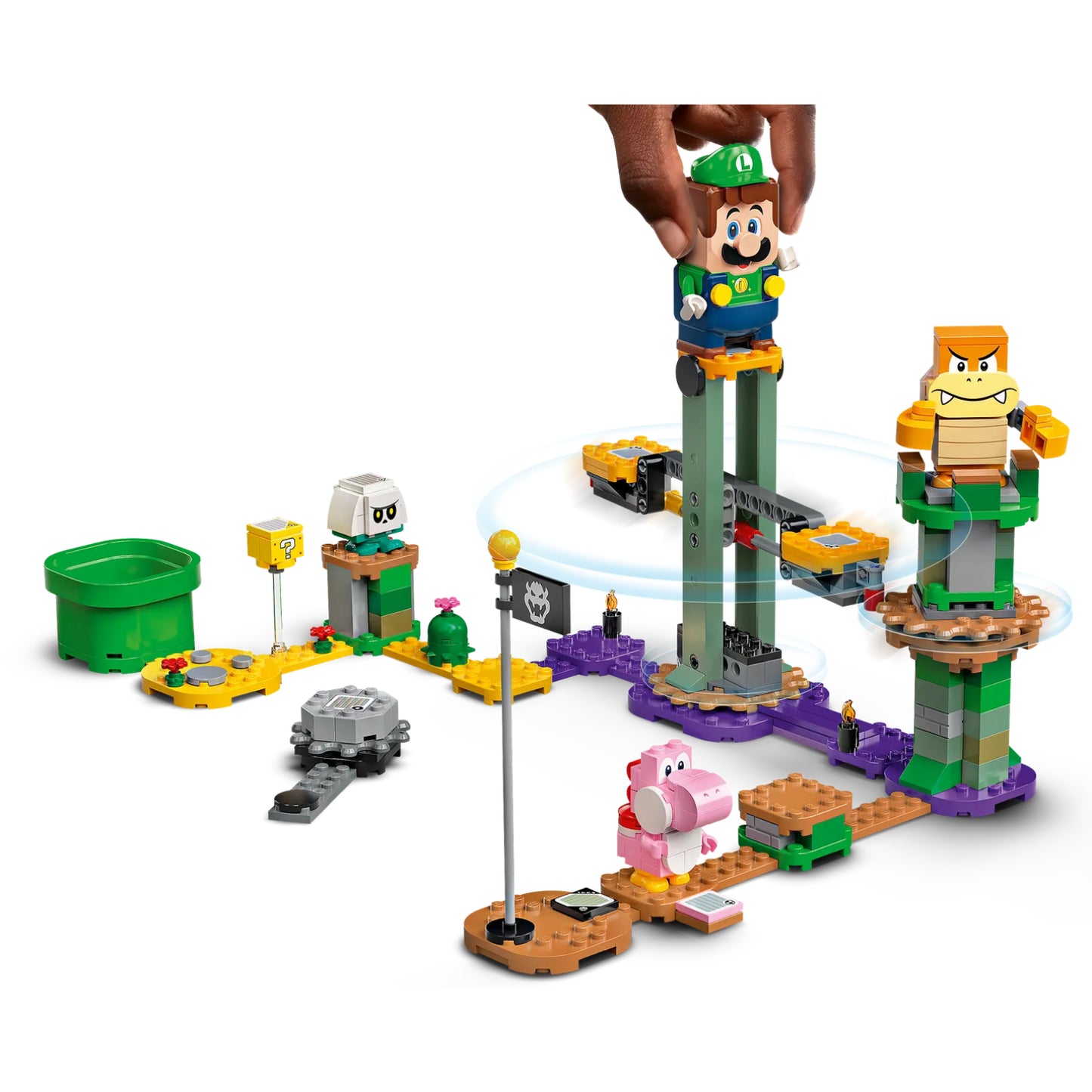 Juego de construcción LEGO Super Mario Adventures con Luigi para principiantes (280 piezas)