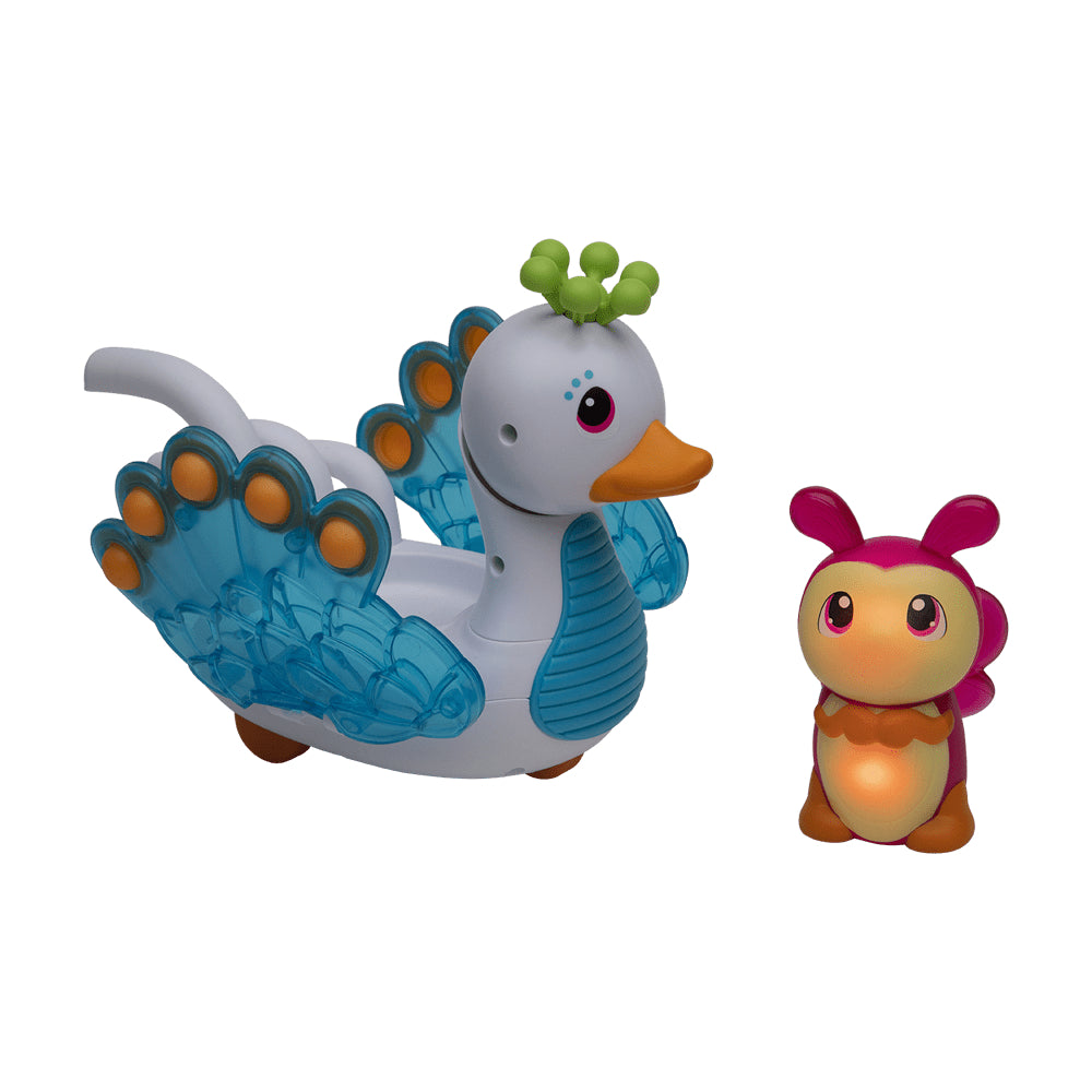 Juguetes para hacer pop, empujar y rodar Hugbug y Harmony de PlayMonster Playskool Glo Friends