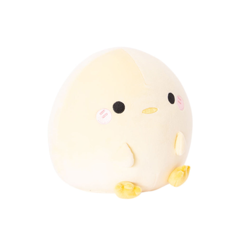 Honeymaru Rolling Mochi 10" Chick Plush Toy - Yellow