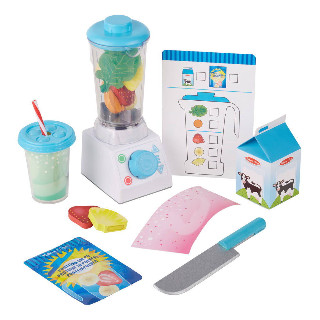 Melissa & Doug Smoothie Maker Blender Play Set