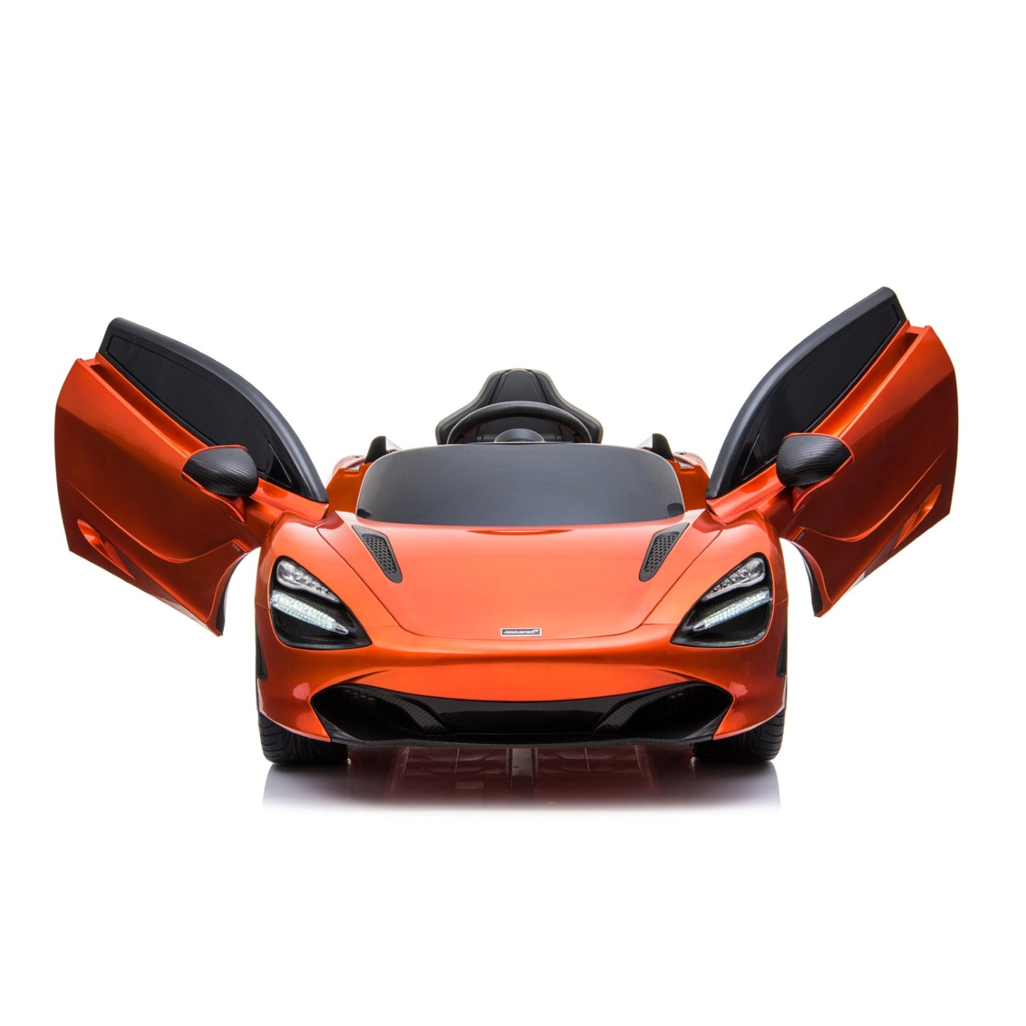 12V Licensed McLaren 720S with LED Lights - Orange - Curacao