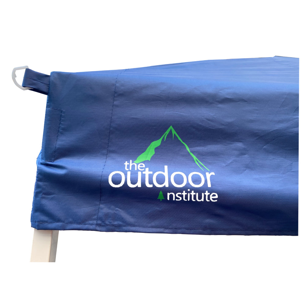 Gazebo plegable de 8 x 8 pies de The Outdoor Institute, color azul