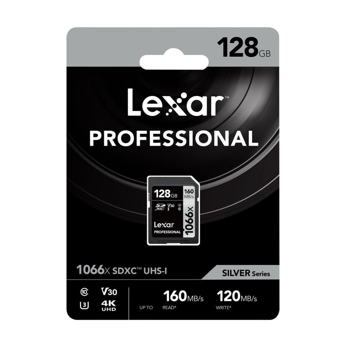 Tarjeta de memoria Lexar Professional SDXC 1066x UHS-I de 128 GB