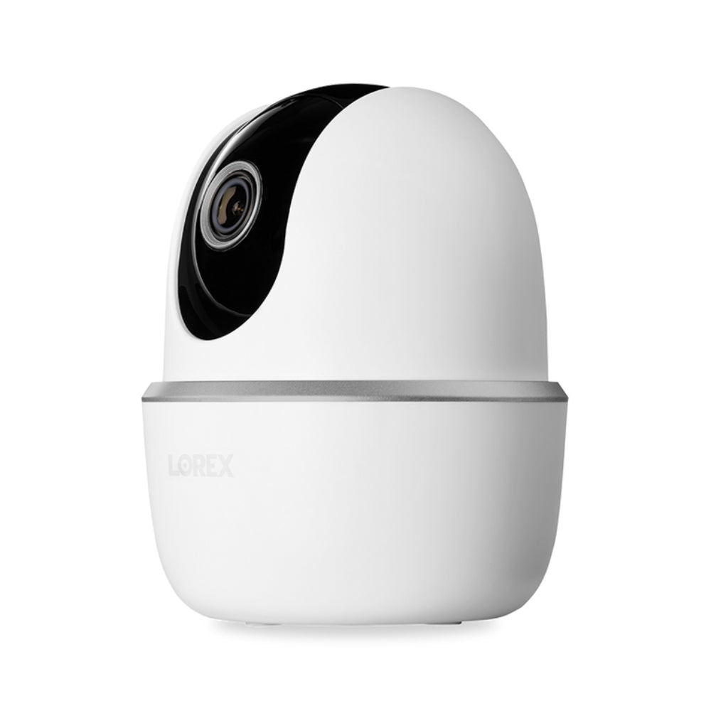 Lorex 2K Pan-Tilt Indoor Wi-Fi Security Camera, Black/White