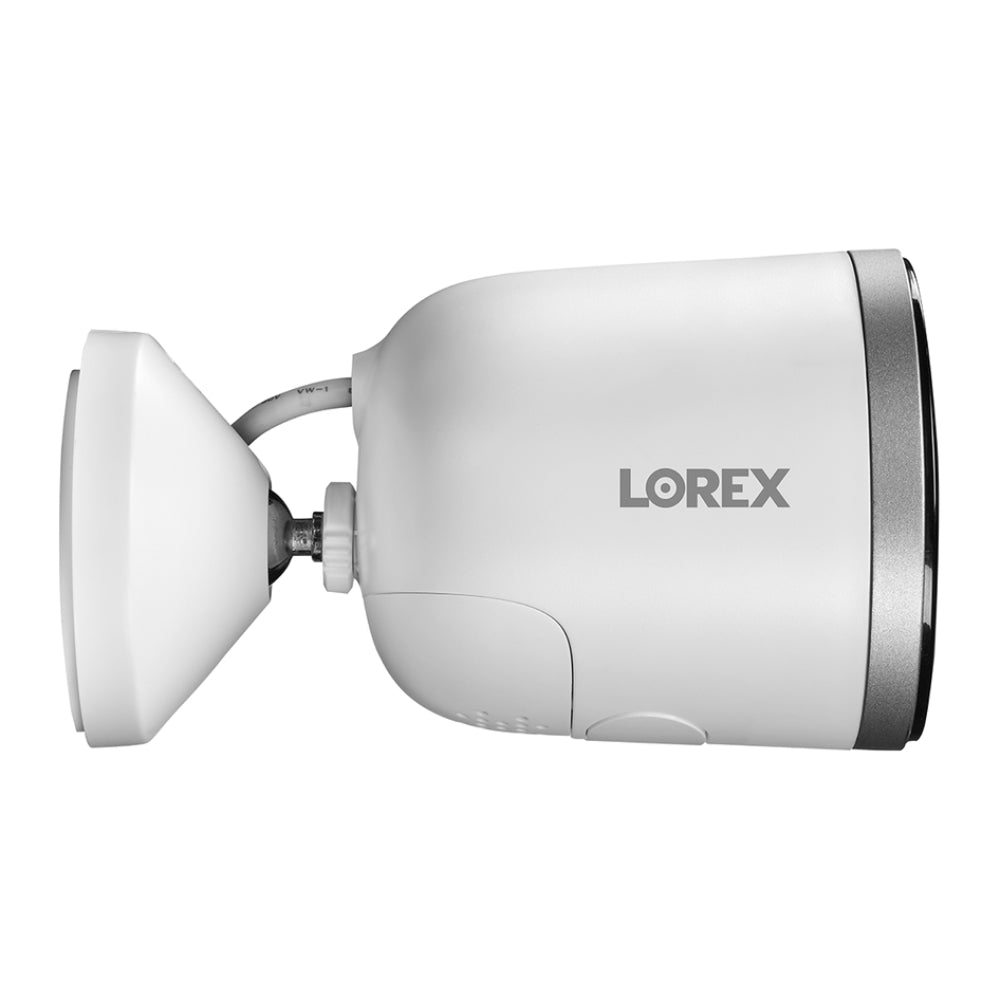 Cámara de seguridad Wi-Fi para interiores y exteriores Lorex 2K Spotlight, color negro y blanco