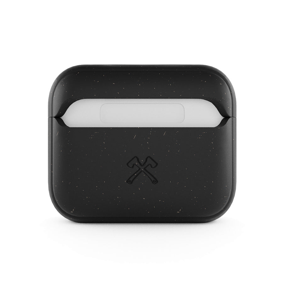 Estuche de carga biológica CS Woodcessories para Apple Airpods (tercera generación), color negro