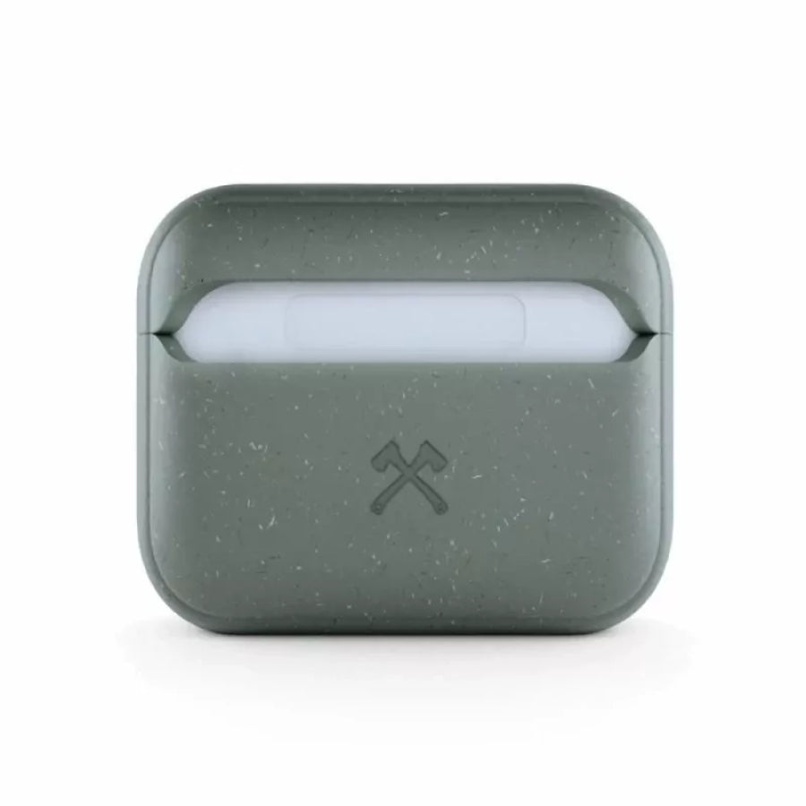 Estuche de carga biológica CS Woodcessories para Apple Airpods (tercera generación) - Verde medianoche