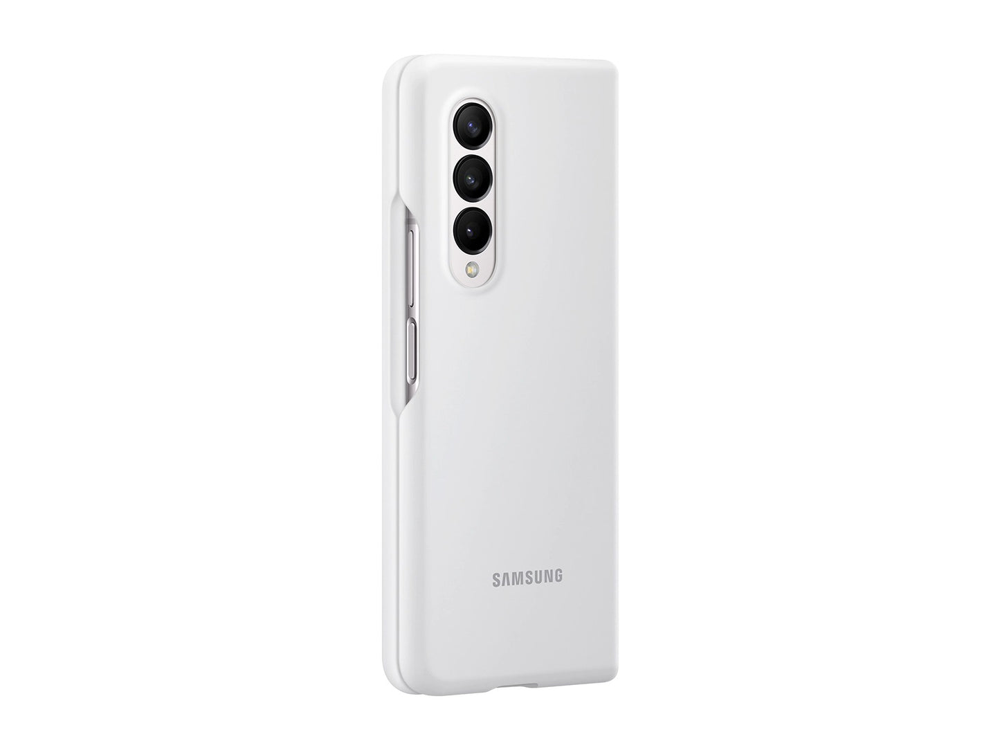 Funda de silicona Samsung para Galaxy Z Fold3 - Blanca