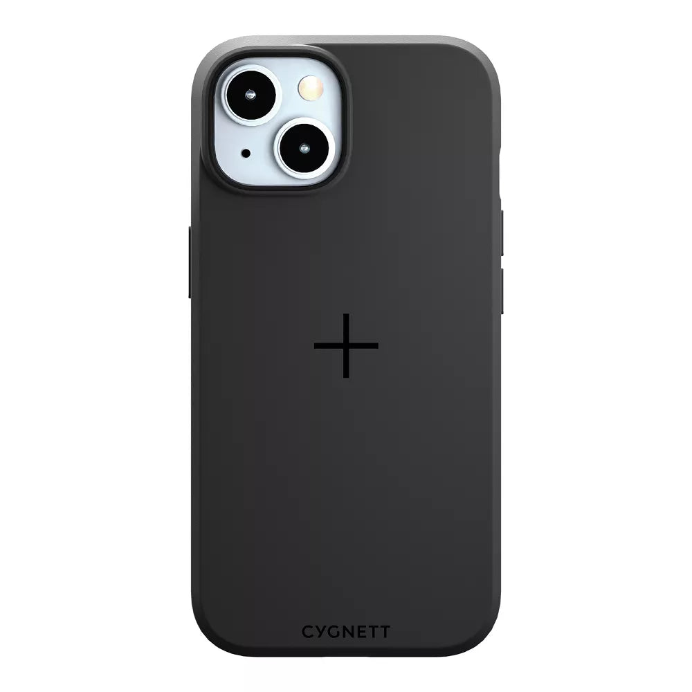 Funda protectora Cygnett MagShield compatible con MagSafe para iPhone 15 - Negro