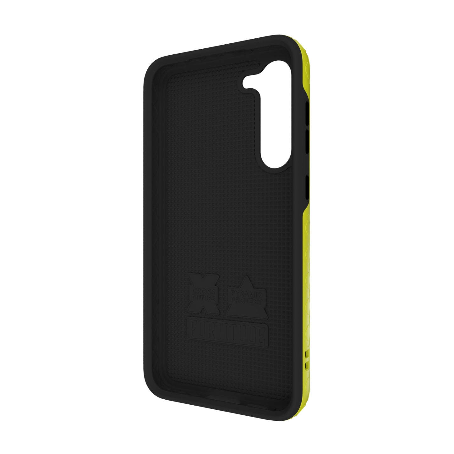 Cellhelmet Fortitude Series Case for Samsung Galaxy S23 - Electric Lime