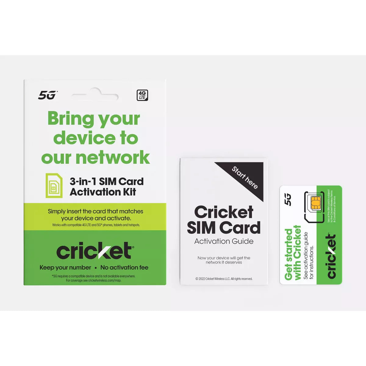 Kit de tarjeta SIM Cricket 5G