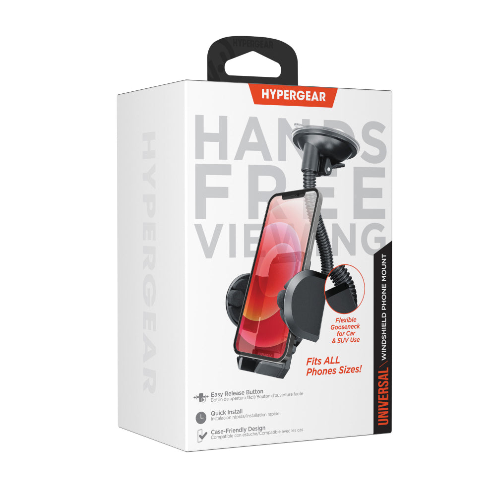 HyperGear Universal Windshield Phone Mount - Black