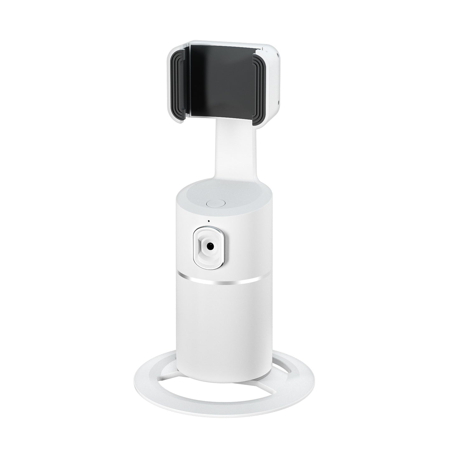 Multi-Angle Streaming Mobile Phone Holder Tripod Stand - White