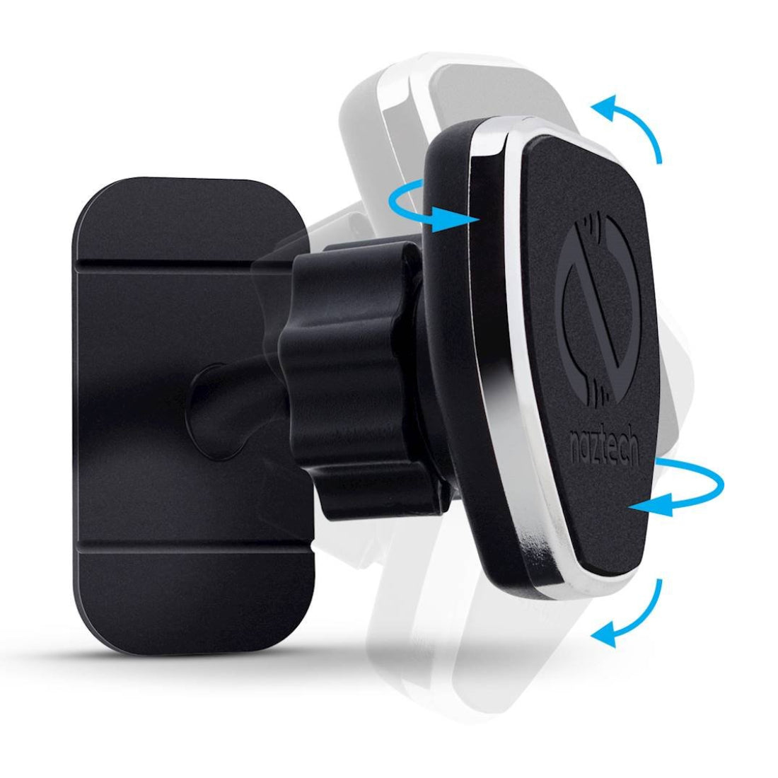 Naztech MagBuddy Anywhere+ Magnetic Adhesive Mount - Black