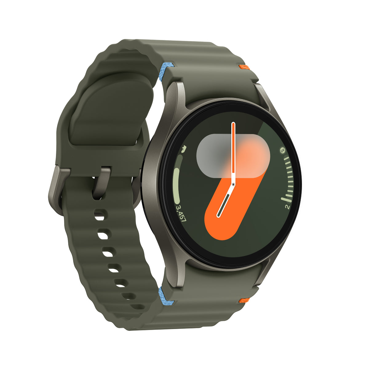 Reloj inteligente Samsung Galaxy Watch7 de 40 mm con caja de aluminio y correa verde oliva - Bluetooth