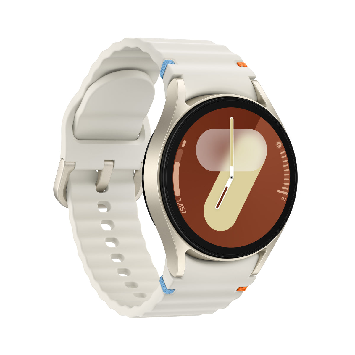 Reloj inteligente Samsung Galaxy Watch7 de 40 mm con caja de aluminio y correa color crema - LTE