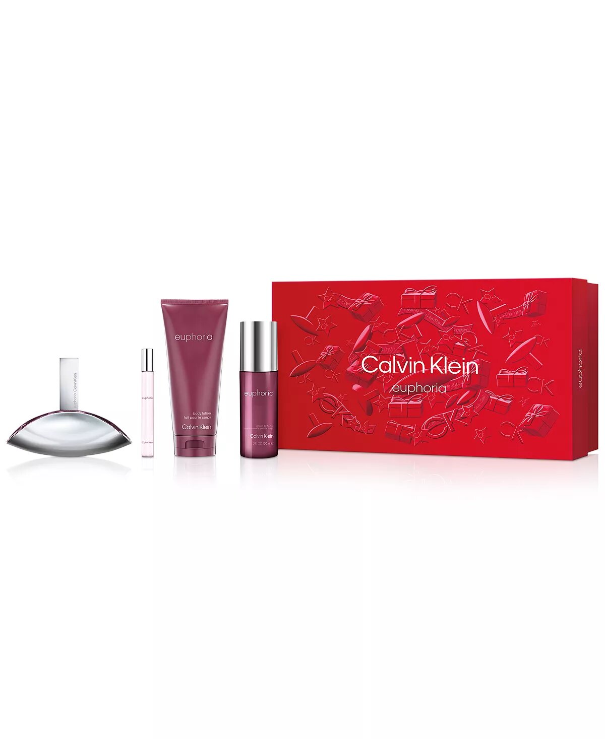 Calvin Klein Euphoria Women's 4-Piece Eau de Parfum Gift Set