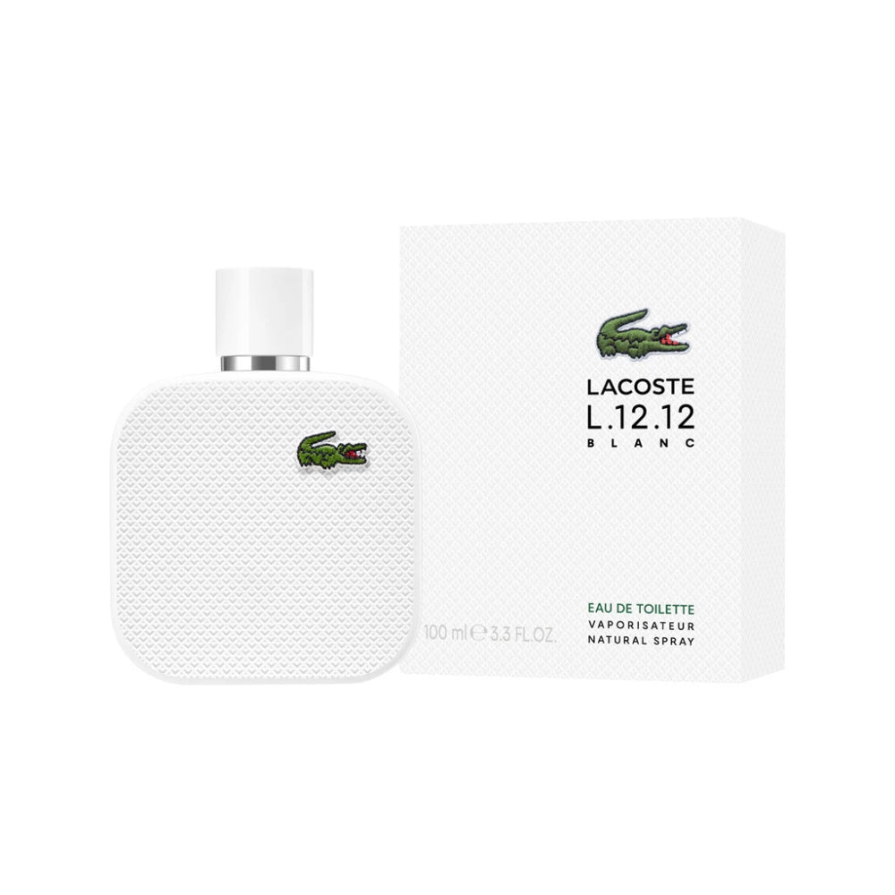 Lacoste L.12.12 Blanc Eau de Toilette en spray para hombre de 3,3 oz