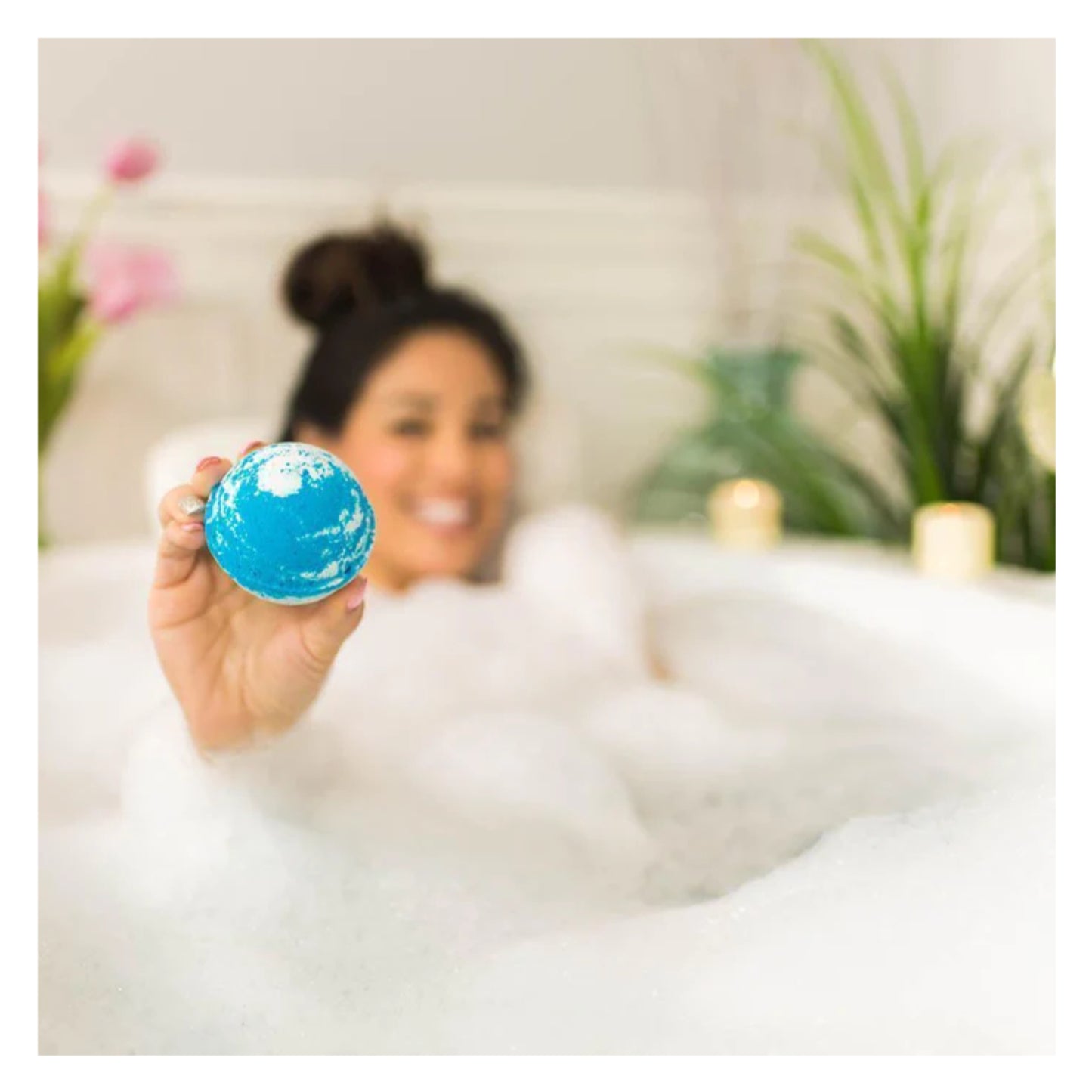 Nectar Bath Treats Relaxing, Fizzing Round Bath Bombs - Ocean Breeze