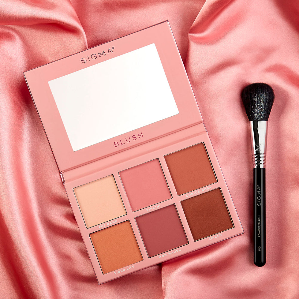 sigma tiger lily blush Sigma Beauty F10 Powder/Blush Brush– Curacao