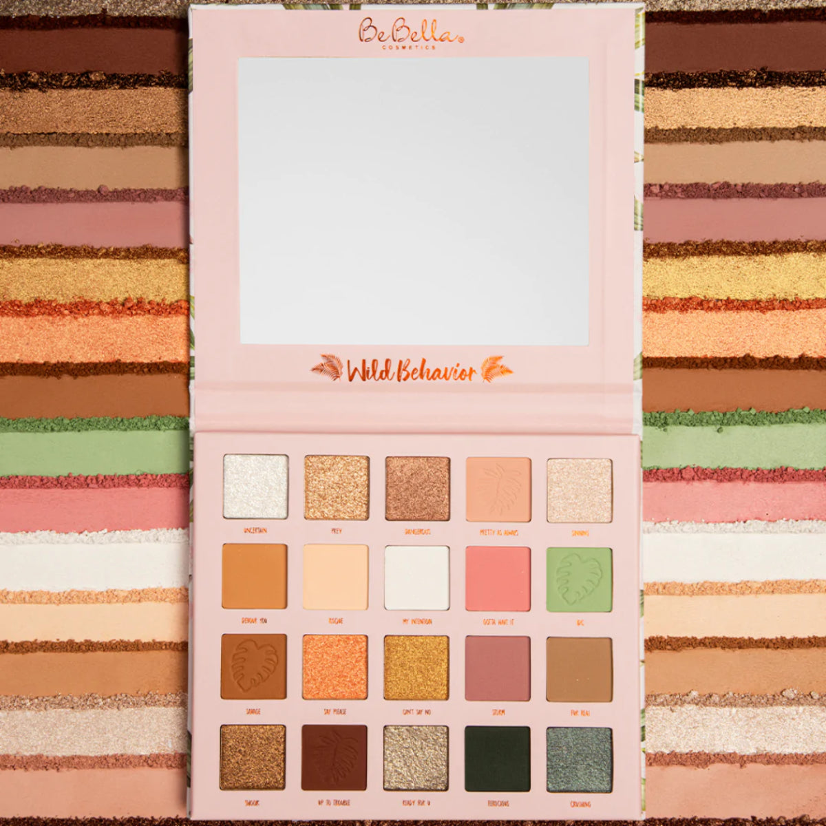 Paleta de sombras de ojos Beauty Creations Bebella Wild Behavior (20 tonos)