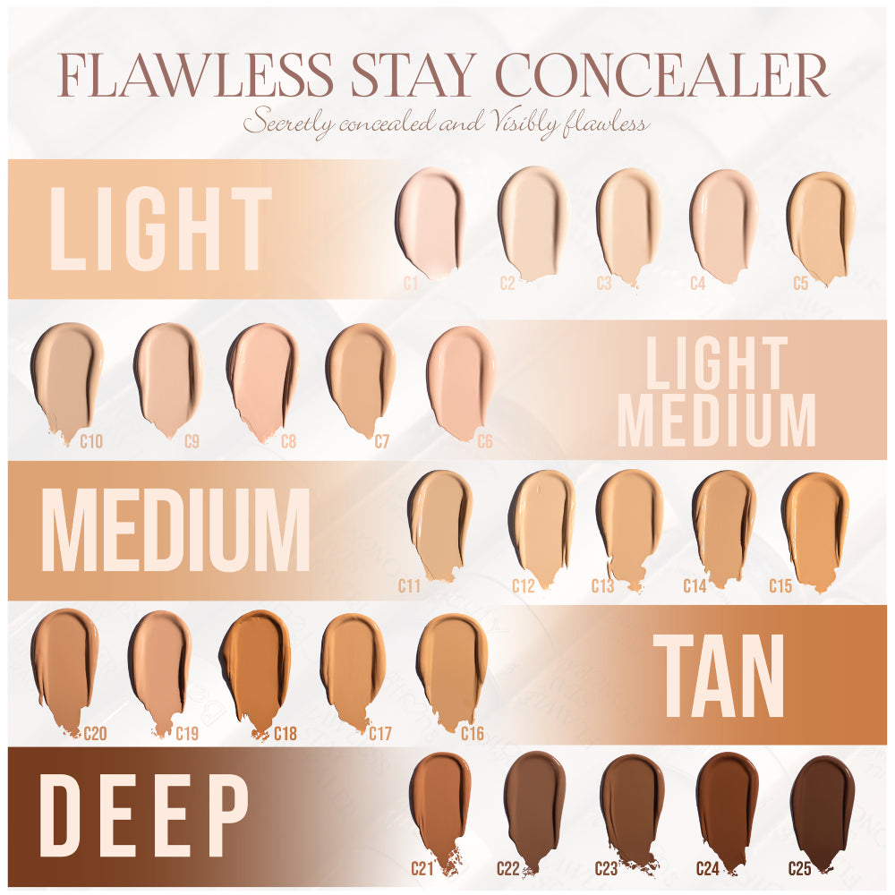 Corrector Beauty Creations Flawless Stay de 0,28 oz - C1