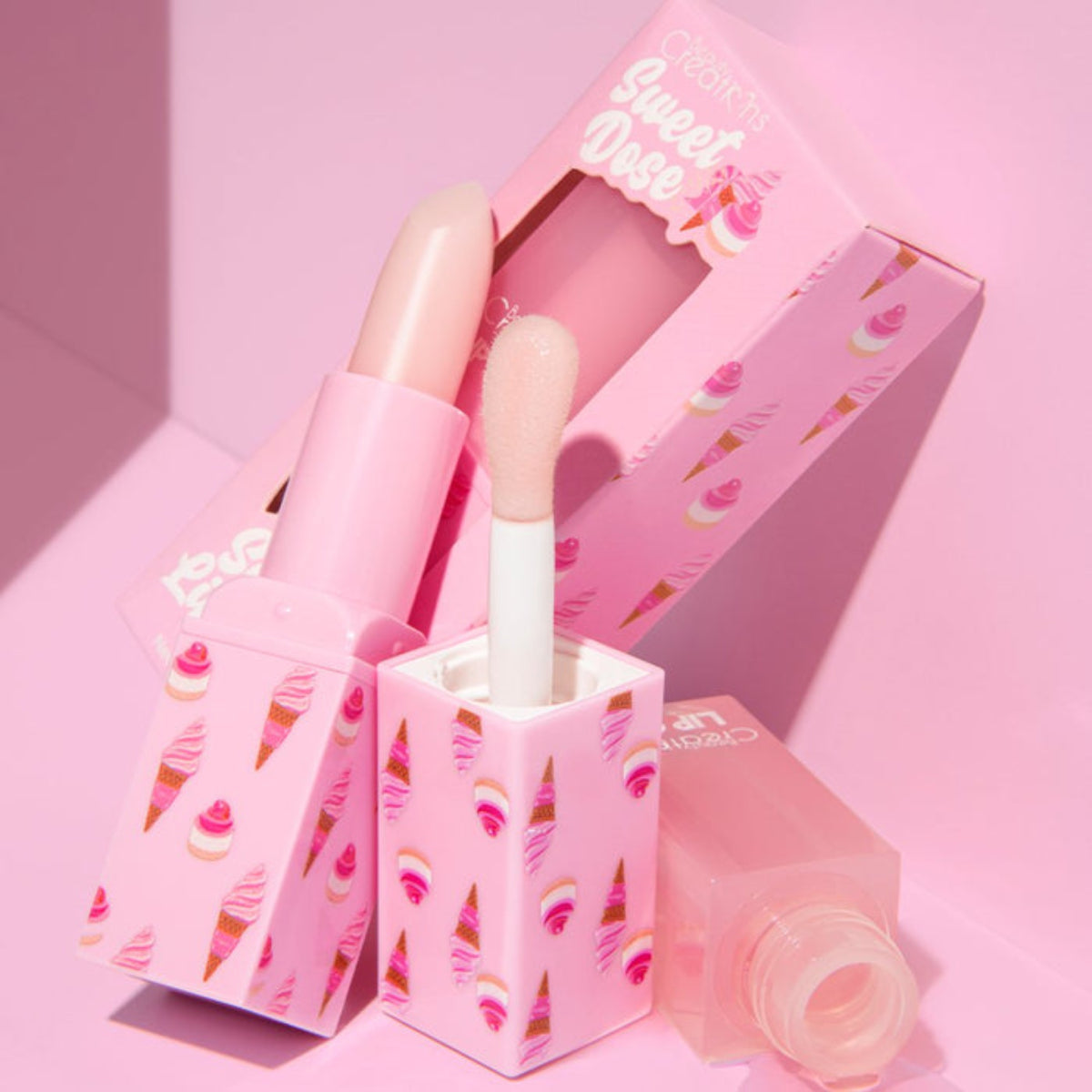 Dúo labial Sweet Dose de Beauty Creations: aroma dulce