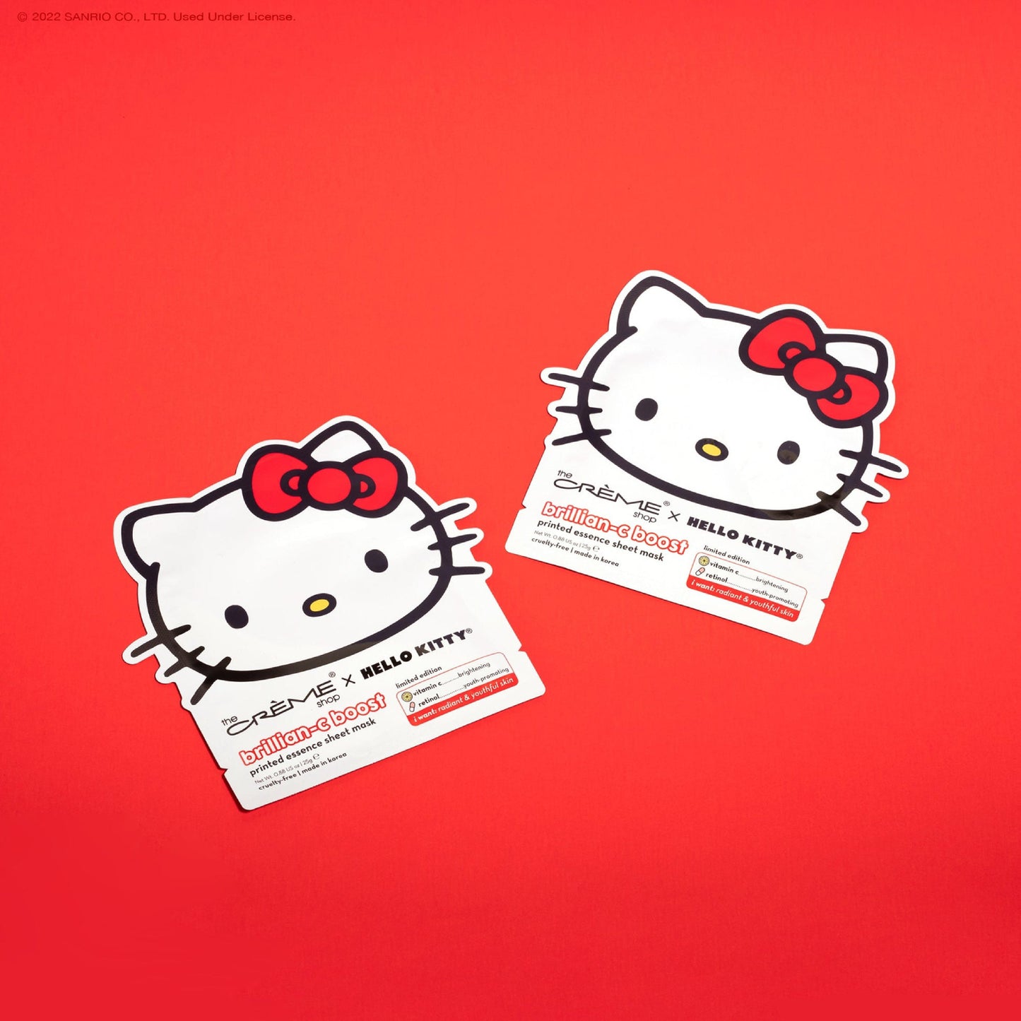 The Creme Shop x Hello Kitty Brillian-C Boost Printed Essence Sheet Mask