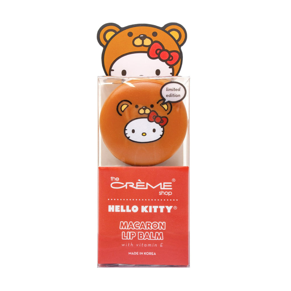 The Crème Shop Hello Kitty Macaron Lip Balm 0.26 - Red Velvet