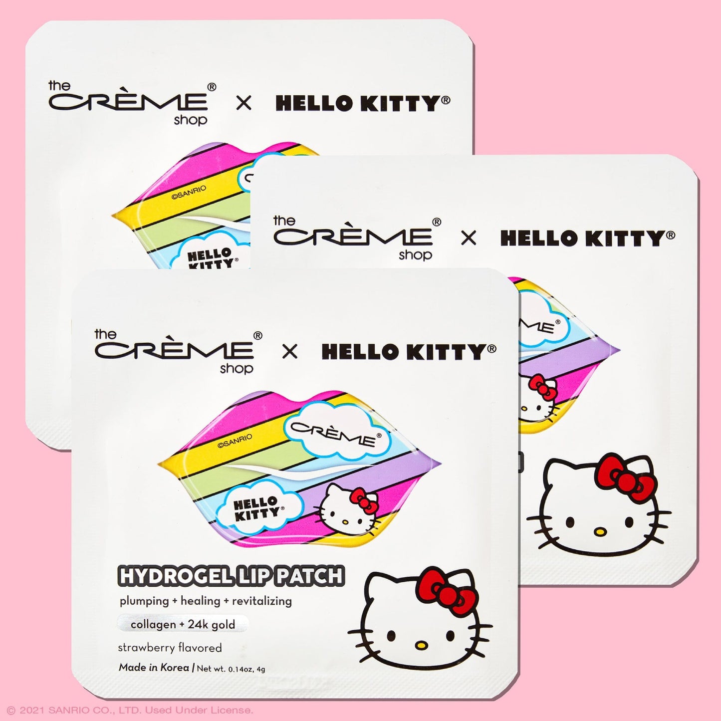 The Creme Shop x Hello Kitty Hydrogel Lip Patch 1.28 oz - Strawberry Flavored