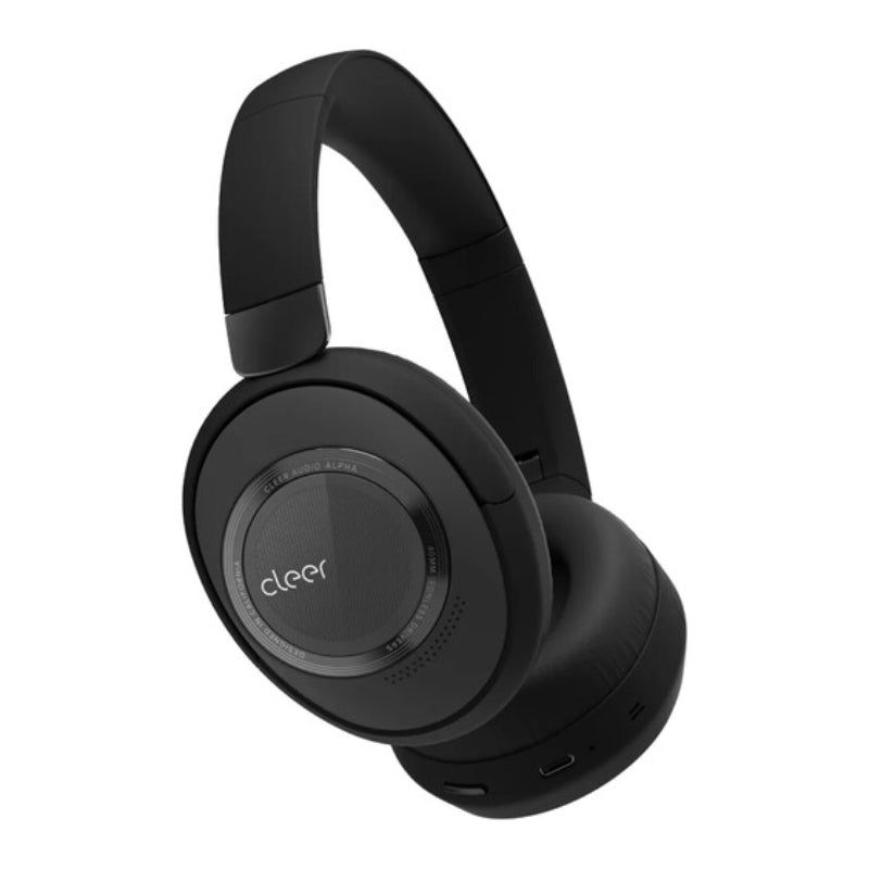 Cleer Alpha Active Noise cancelling Bluetooth Over-the-Ear Headphones - Black