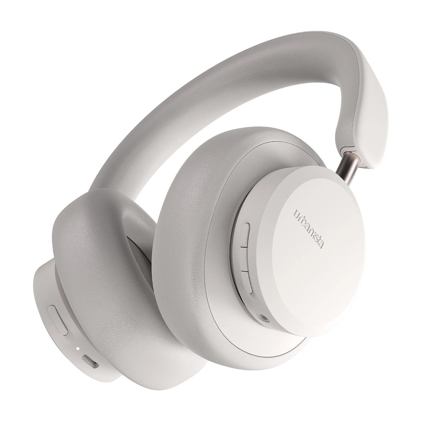 Urbanista Miami Wireless Noise Canceling Bluetooth Over-the-Ear Headphones - Pearl White