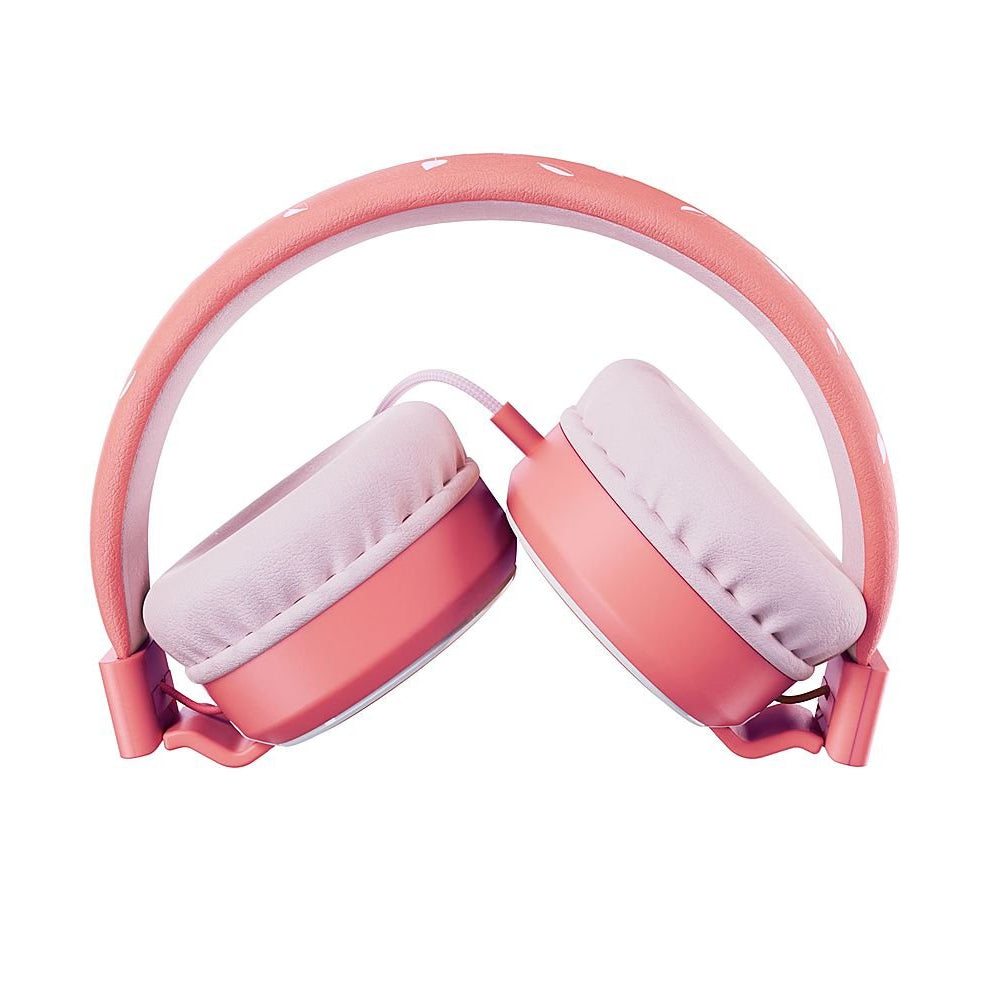 Auriculares supraurales con cable Planet Buddies Owl - Rosa