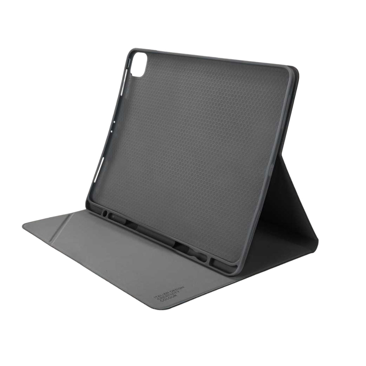 Funda metálica tipo folio Tucano para iPad Pro de 12,9" (4.ª generación, 2020) - Gris espacial