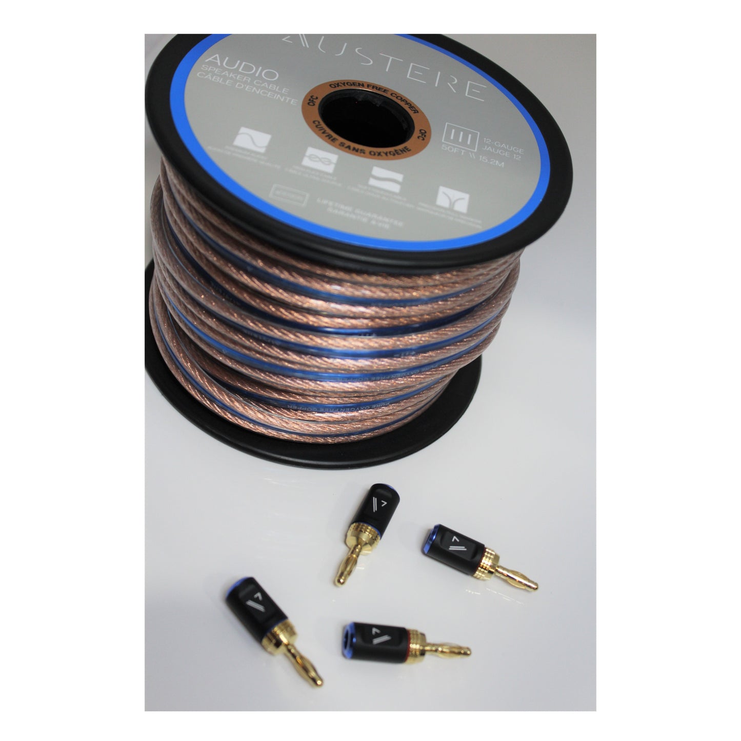 Cable para altavoz de calibre 12 de 50 pies Austere 3-Series 