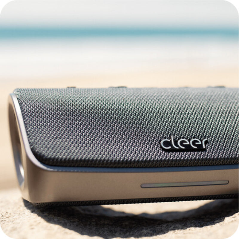 Altavoz Bluetooth Cleer Scene resistente al agua, color gris