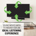 Sanus SASB1-B1 Soundbar Mount - Black - Curacao