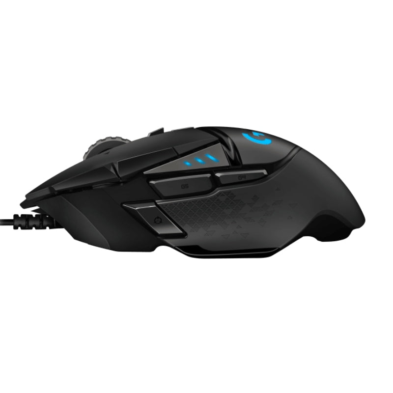 Ratón para juegos con cable Logitech G502 HERO, color negro