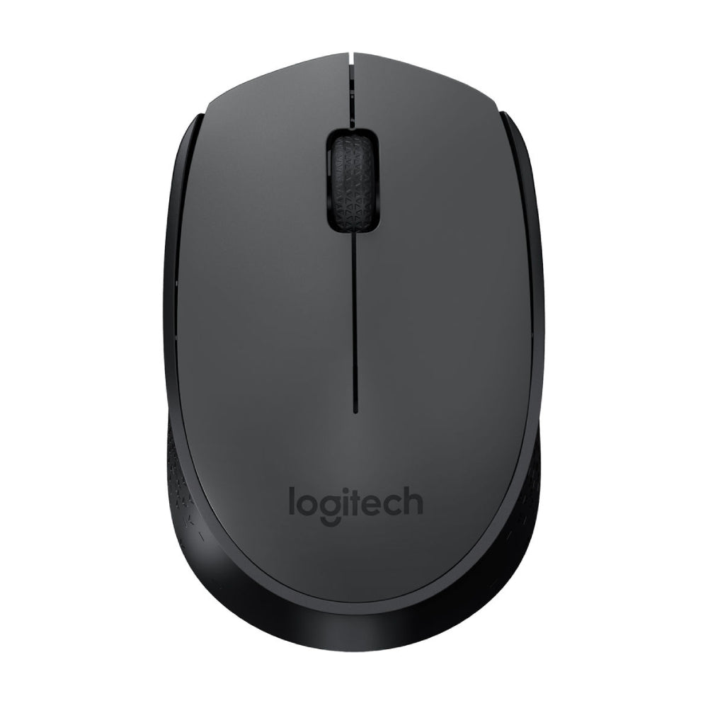 Combo de teclado y mouse inalámbricos Logitech MK235, color negro