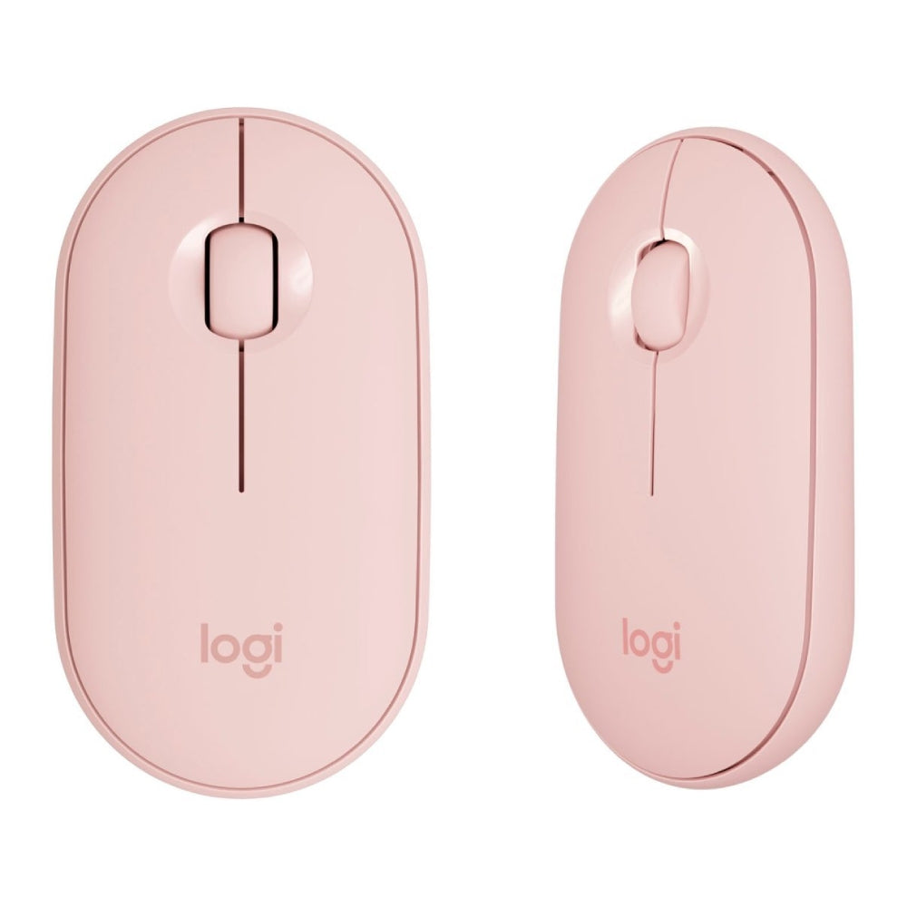 Teclado y ratón inalámbricos delgados Logitech MK470 - Rosa